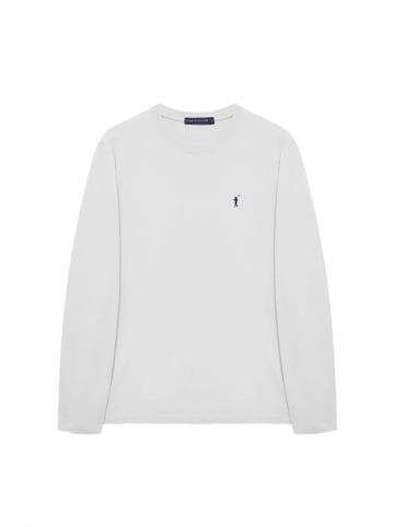 Polo Club Longsleeve in Weiß