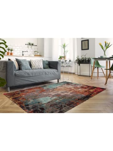 Kurzflor Teppich Pit 425 in Creme Multicolor