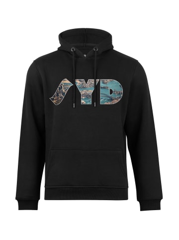 Cotton Prime® Hoodie Skyline  Sydney - Weltenbummler Kollektion in Schwarz