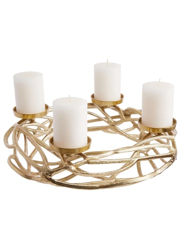 Butlers Adentskranz ADVENT "Treibholz" in Gold