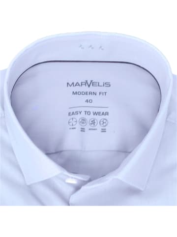 MARVELIS Modern Fit Easy-To-Wear Hemd in Hellblau