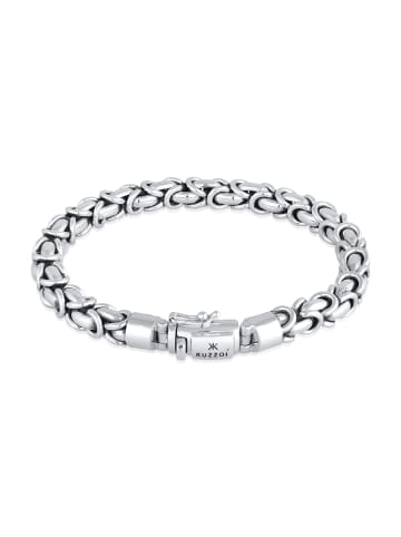 KUZZOI Armband 925 Sterling Silber Twisted in Silber