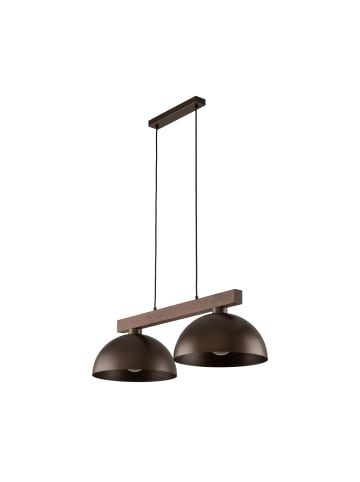 Licht-Erlebnisse Pendelleuchte (B)33.5 x (L)83 x (T)120 cm in Walnuss Braun