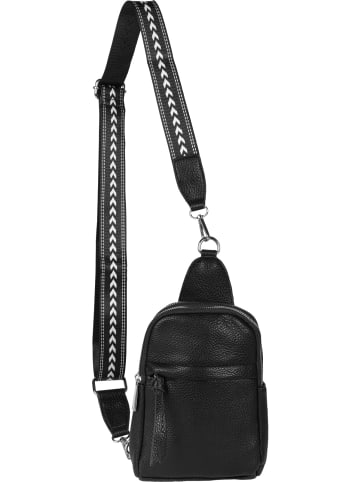 styleBREAKER One Shoulder Rucksack Tasche in Schwarz