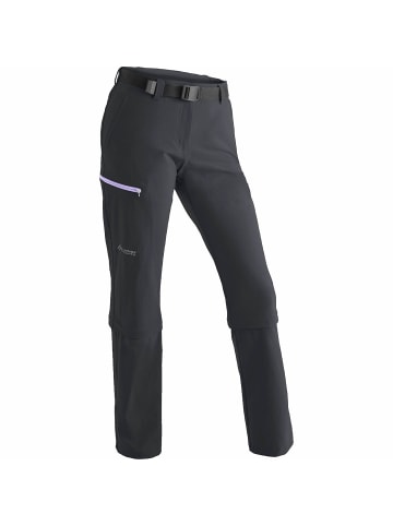 Maier Sports Zip-Hose Arolla in Schiefer