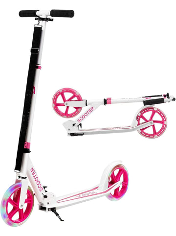 COSTWAY Roller mit 2 LED Rädern ab 10 Jahre in Rosa