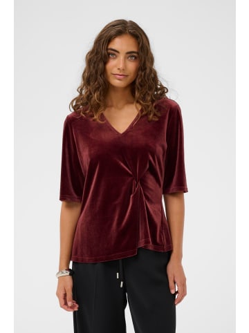 CULTURE Bluse kurzarm CUzoe Feminine in Zinfandel