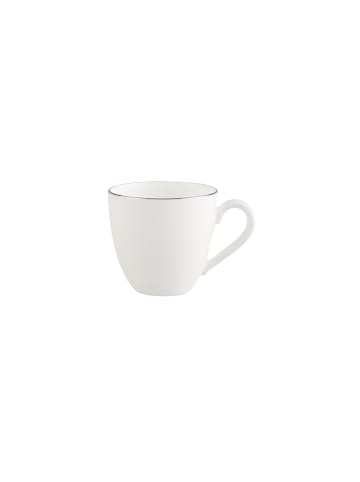 Mokka-/Espressotasse Anmut Platinum No.1 in Weiß 60 ml