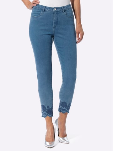 Sieh an! 7/8-Jeans in blue-bleached