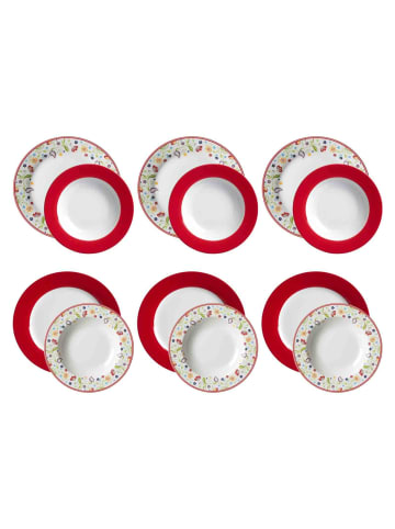 Ritzenhoff & Breker 12er Set Tafelservice Shanti Doppio bunt in bunt