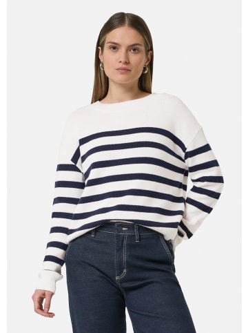 comma CI Strickpullover langarm in Weiß