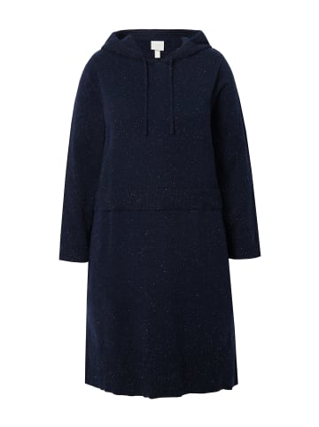 Ulla Popken Strickkleid in marine