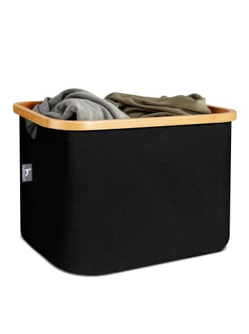 HENNEZ Aufbewahrungskorb Adrian 40l schwarz Schwarz