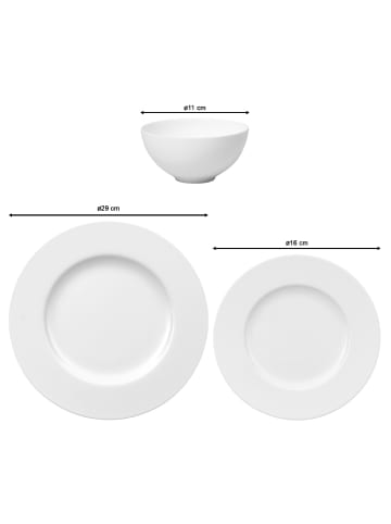 Villeroy & Boch Tafelservice Royal weiß in weiß