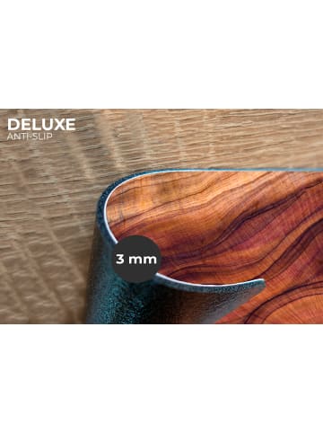 OnlyWow Platzset - Tischset (6-teilig) Zwetschgeholzfarben, abwaschbar