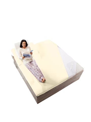 Erwin Müller Single-Jersey Split-Spannbettlaken in natur