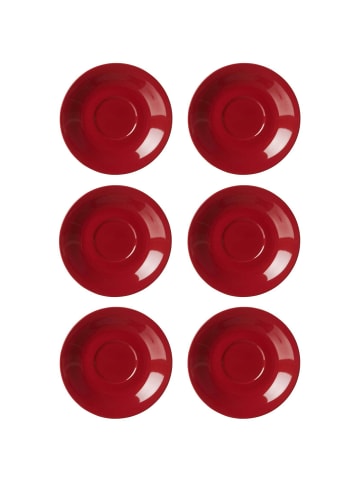 Ritzenhoff & Breker 6er Set Jumbountertassen Doppio ø 17 cm in Rot