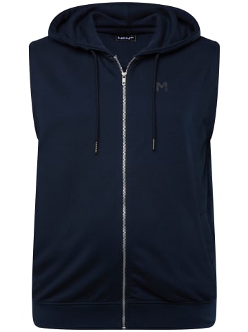 Men Plus Steppweste in navy blau
