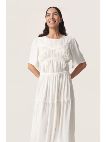Soaked in Luxury Kleid SLBrielle Gerade Passform in Whisper White