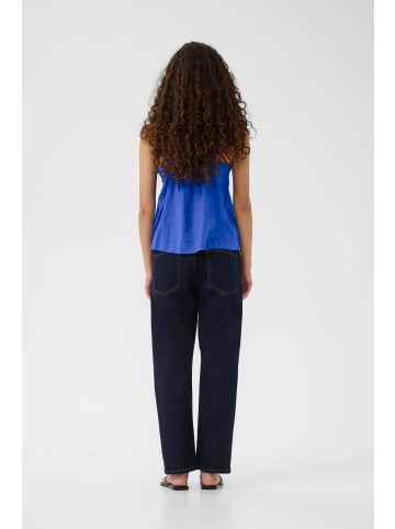 InWear Kurzarm-Bluse DallyIW Gerade Passform in Greek Blue