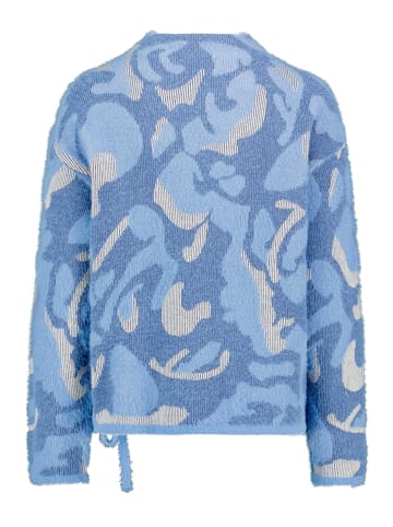 Betty Barclay Strickpullover mit Jacquard in Patch Blue/Blue