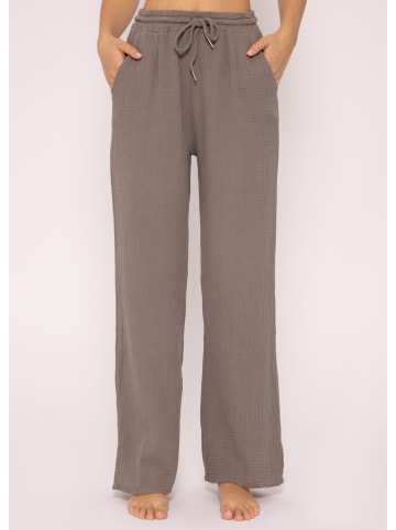 SASSYCLASSY Musselin Hose in Taupe