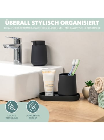 eluno Bad-Accessoires Set TESERO 5tlg. ca. 8,5 x 12 x 9 cm (B/H/T)