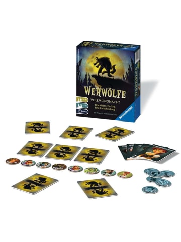 Ravensburger Bluffspiel Werwölfe Vollmondnacht - Gesellschaftsspiel & Brettspiel ab 9 Jahre 9-99 Jahre in bunt