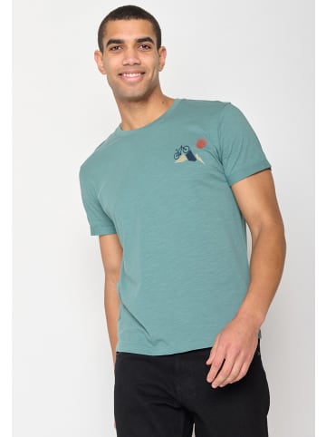 GreenBomb T-Shirt Bike Climb in Tief Salbei