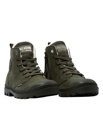 Palladium Schnürschuhe in Khaki