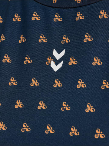 Hummel T-Shirt Hmlfast Multisport Damen in DRESS BLUES/DUSTY ORANGE