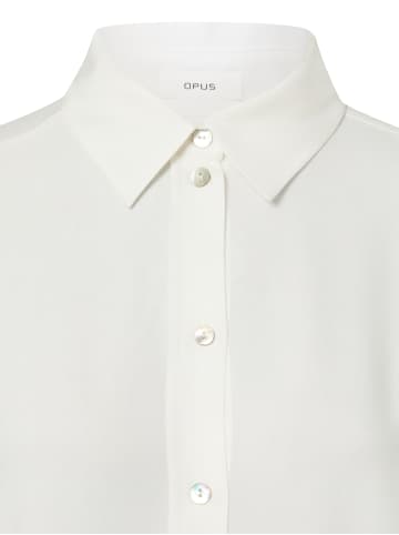 OPUS Bluse Fahla in weiß