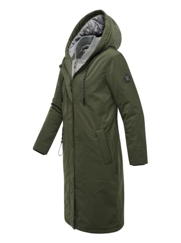 Marikoo Kurzmantel Ledalaa 16 in Dark Olive