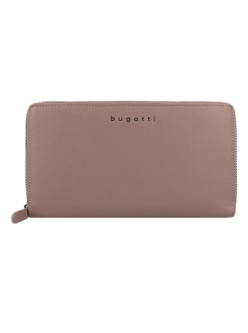 Bugatti Mira Geldbörse RFID Schutz Leder 19 cm taupe