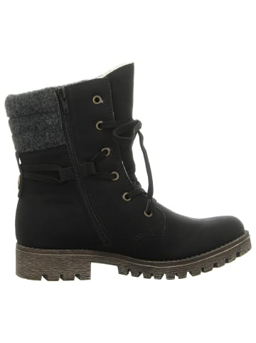 rieker Schnürstiefelette in schwarz