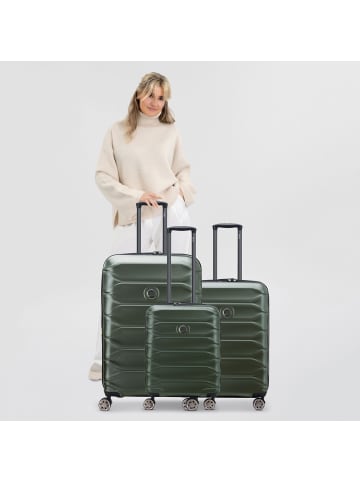 Delsey Meteor 4 Rollen Kofferset 3-teilig mit Dehnfalte in olive