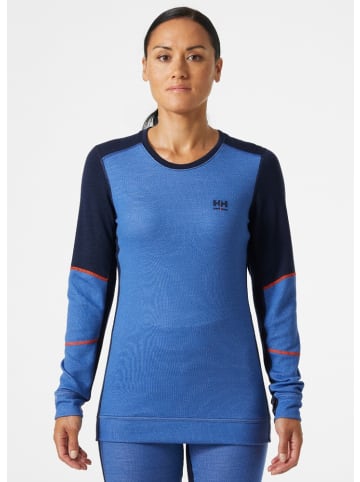 Helly Hansen Longsleeve "Lifa Merino Crewneck" in Blau