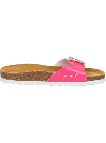 palado Pantoletten in pink neon