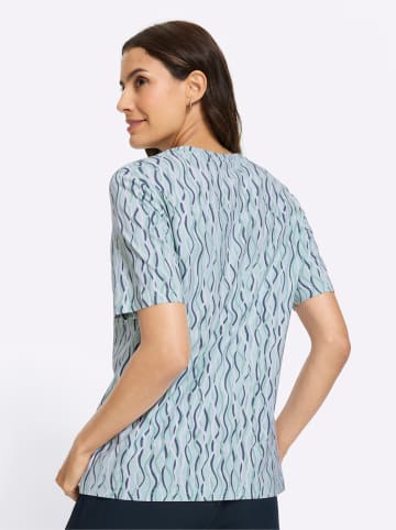 WITT WEIDEN Print-Shirt in kalkmint-weiß-bedruckt