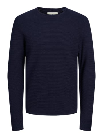 Jack & Jones Strickpullover 'Miguel' in dunkelblau