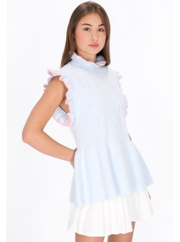myMo Blouse in light blue light rose