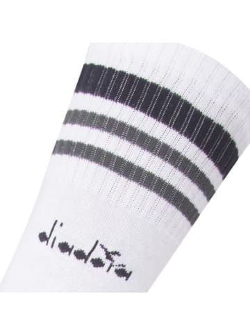 Diadora Socken 3er Pack in Schwarz/Grau/Weiß