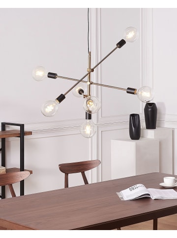 Beliani Pendelleuchten CREMERA in Messing - (W) 52 x (H) 126 x (L) 74 cm