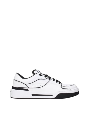 Dolce & Gabbana Weiß Leder Sneaker