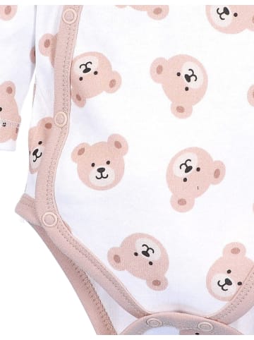 Nini Wickelbody Teddy in weiß