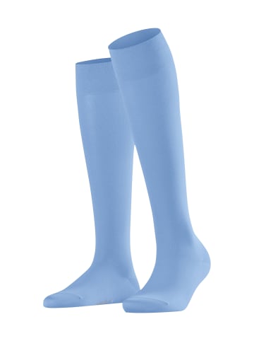 Falke Kniestrümpfe Cotton Touch in Arcticblue