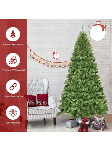COSTWAY Künstlicher Weihnachtsbaum in Grün