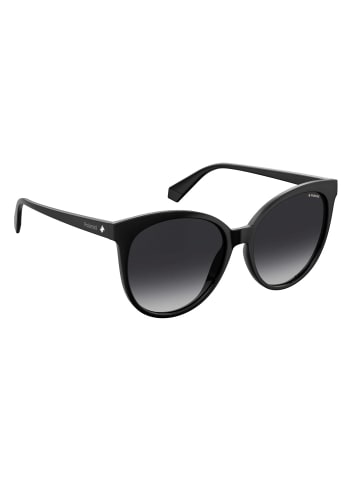 Polaroid Frauen Sonnenbrille Katzenauge Schwarz