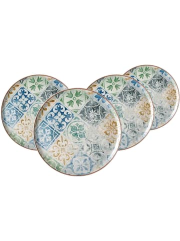 Ritzenhoff & Breker 4er Set Pizzateller Roma Antica ø 31,5 cm in grün