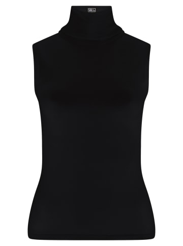 CASH-MERE.CH Rollkragen Top in Schwarz